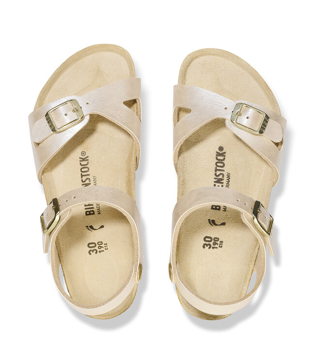 Birkenstock Children's RIO Graceful Pearl White