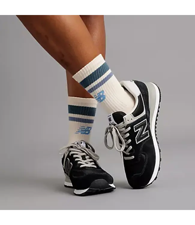 New Balance 574 Hommes Noir / Blanc