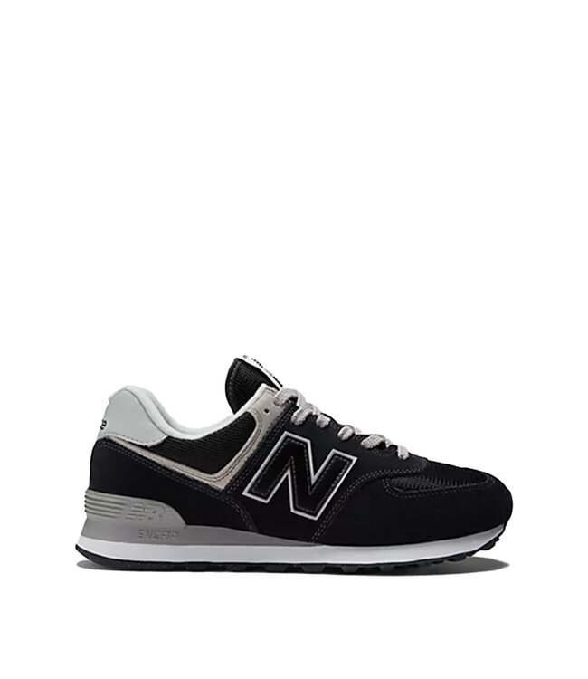New Balance Hommes -574 Noir / Blanc