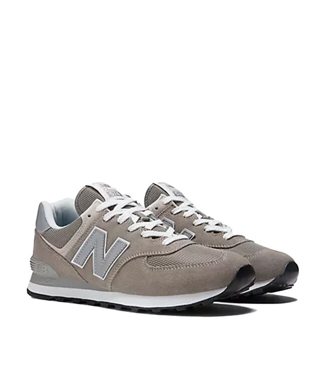 New Balance 574 Hommes Gris / Blanc