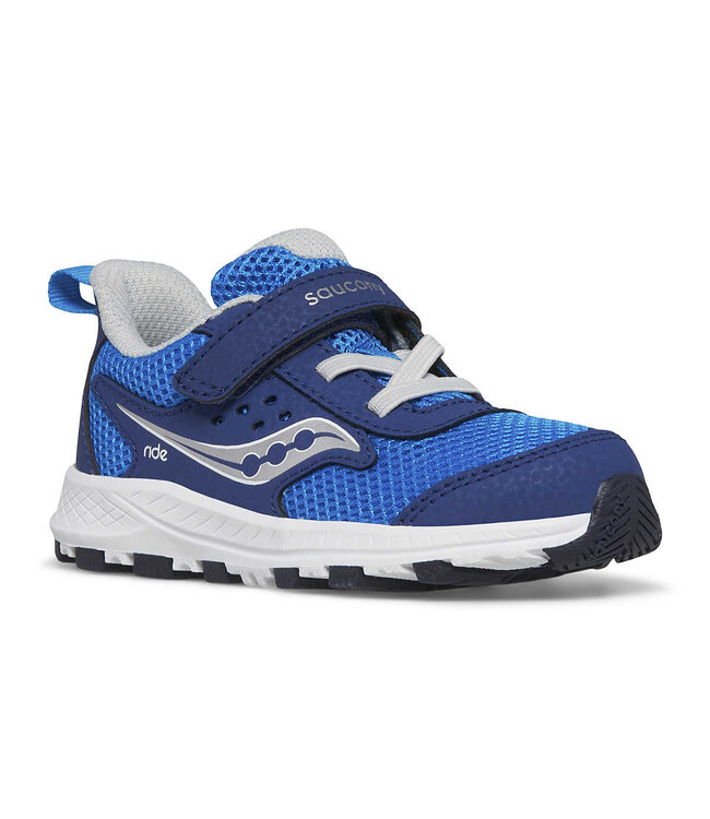 Saucony Enfants - Ride 10 Jr. Bleu / Argent