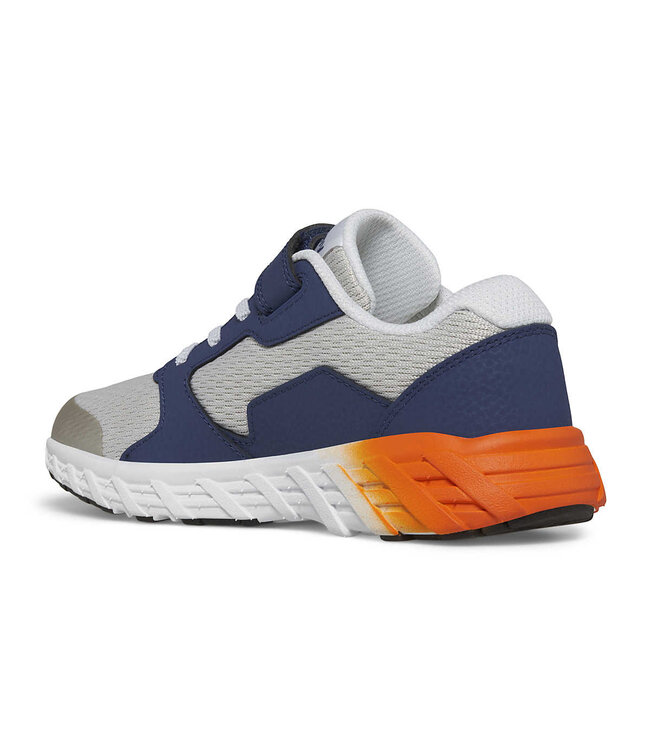 Saucony Kid's - Wind 2.0 Grey /Navy / Orange