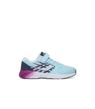 Saucony Wind 2.0 Bleu / Rose