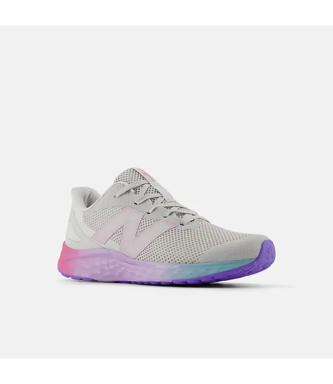 New Balance Kid's -Fresh Foam Arishi v4 Grey / Pink / Lilac
