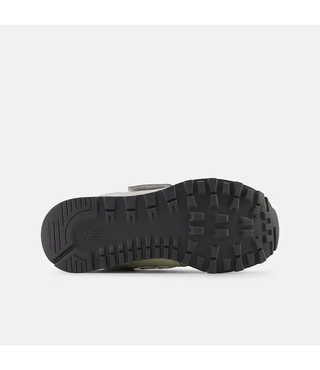 New Balance Enfants - 574 Gris / Citron