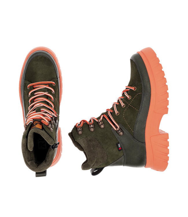 Rieker EVOLUTION W1871 Khaki / Orange