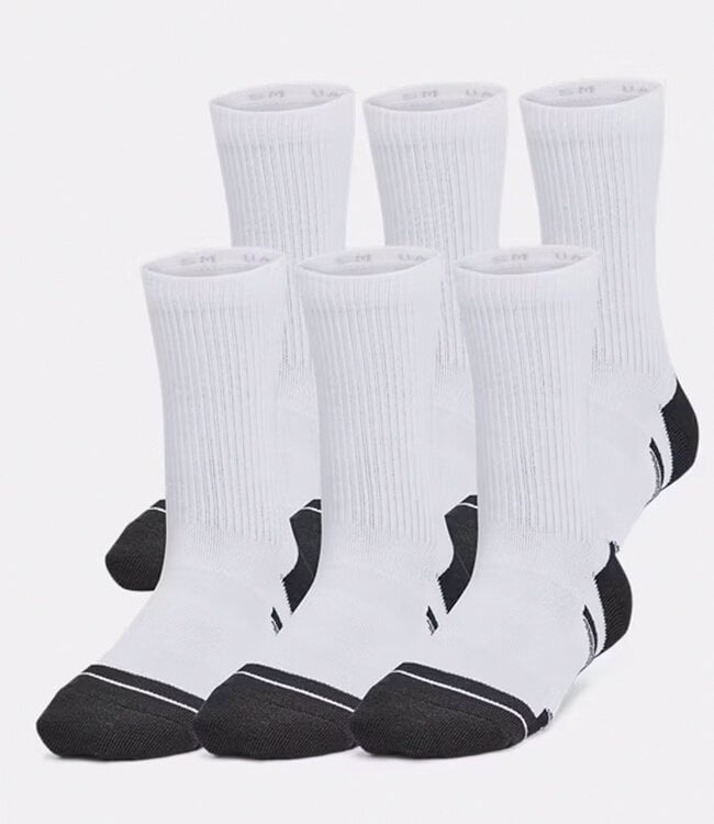 Under Armour Chaussettes mi-mollet  Technologie de performance Blanc