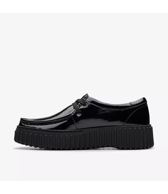 Clarks Torhill Bee Noir Verni