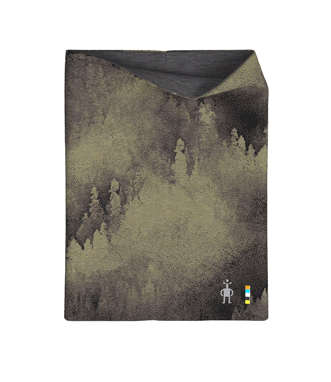 Smartwool Thermal Merino Reversible Neck Gaiter North Woods Foggy Pines