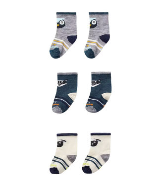 Smartwool Trio de bas pour tout-petits Bleu Crépuscule