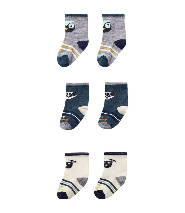 Smartwool Toddler Trio Socks Twilight Blue