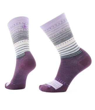 Smartwool Bas rayée de tous les jours Stitch Ultra Violet