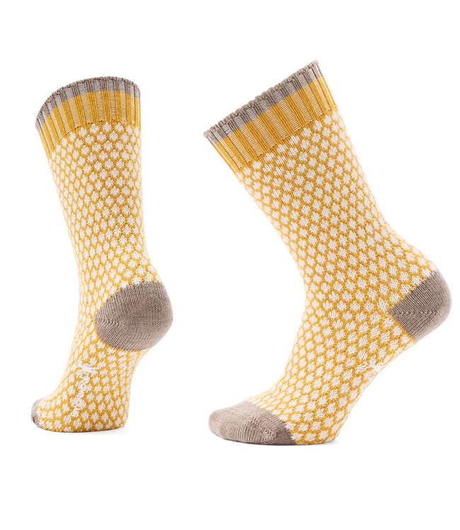 Smartwool Chaussette de tous les jours Popcorn en tricot câblé Miel Doré