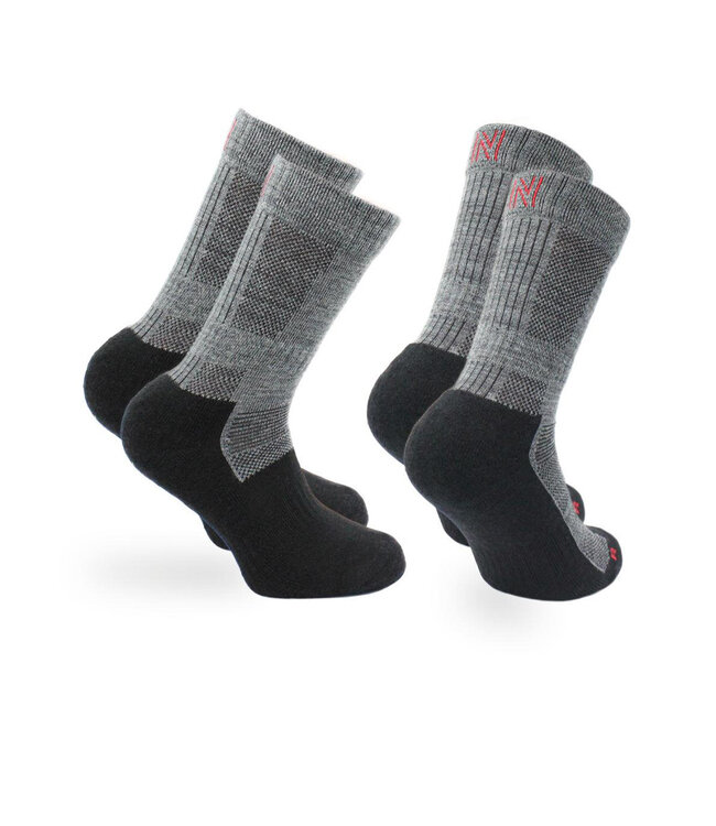 Norfolk Leonardo Junior Gris Paquet de 2 paires