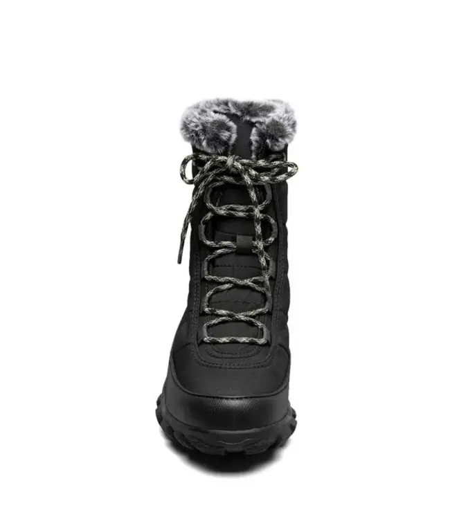 Bogs Cedar Quilt Lace  Black