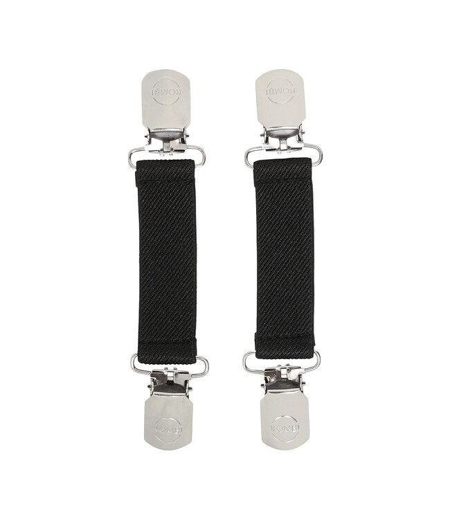 Kombi Attaches-mitaines pour enfants Noir