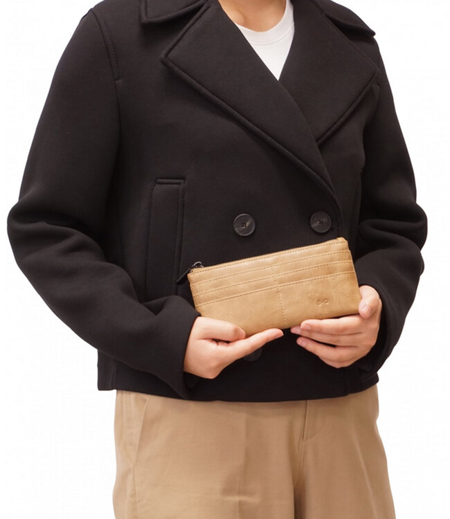 S.Q Briella Slim Wallet  Dark Sand