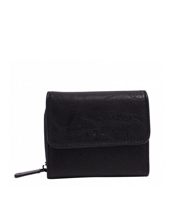 S.Q Amber2 Bi-Fold Wallet Black