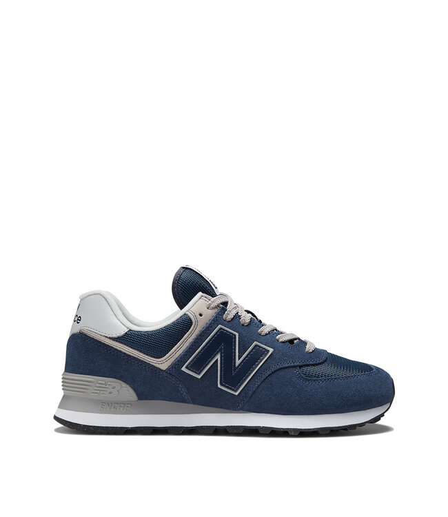 New Balance Men's 574 Navy / White