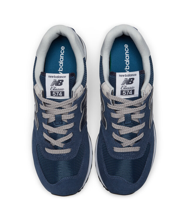 New Balance 574 Hommes Marine / Blanc