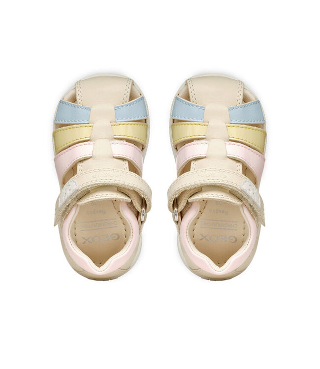 Geox Sandale Macchia Ivoire / Jaune Pâle