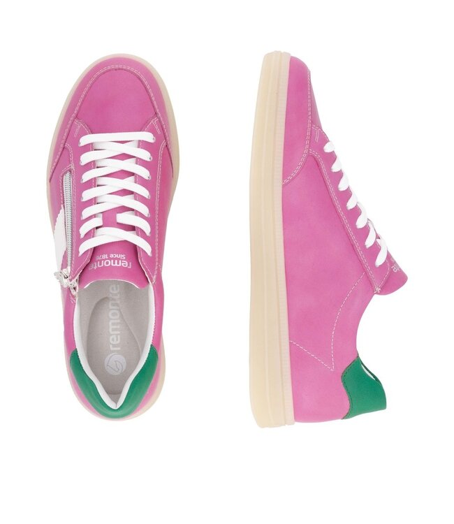Remonte D2C02 Fuchsia / White