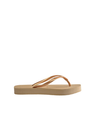 Havaianas Slim Platform Doré