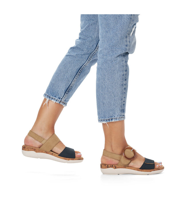Remonte R6853 Bleu / Sable