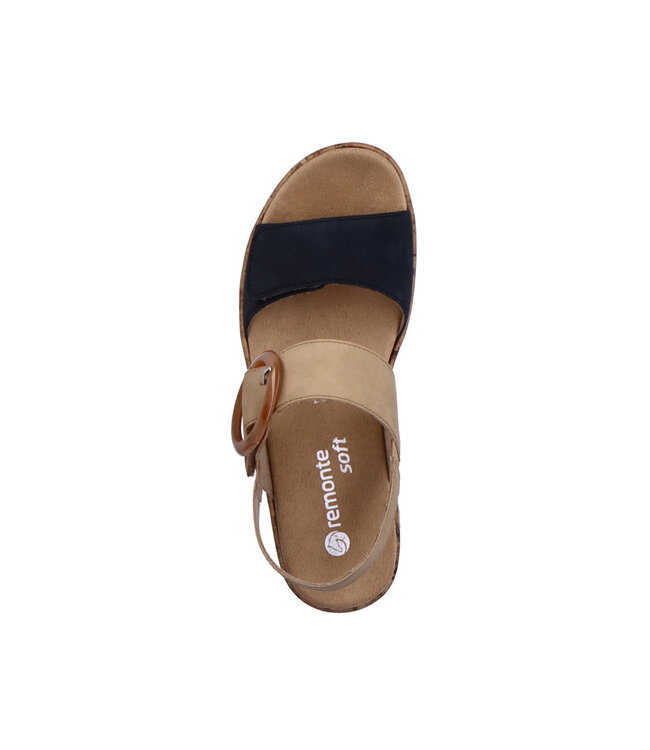 Remonte R6853 Bleu / Sable