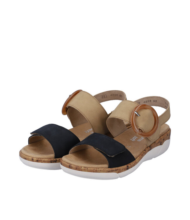 Remonte R6853 Bleu / Sable