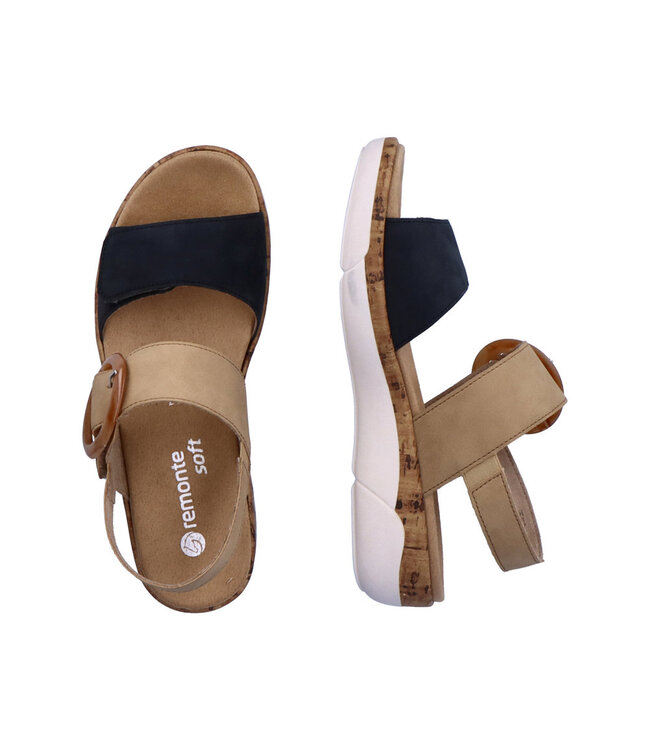 Remonte R6853 Bleu / Sable