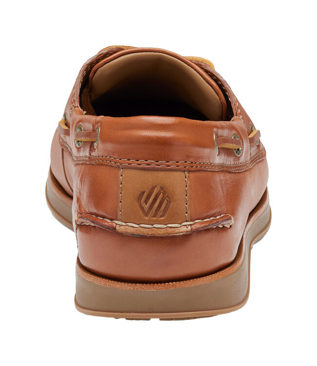 Johnston & Murphy Monaco 2-Eye Boat Shoe Tan