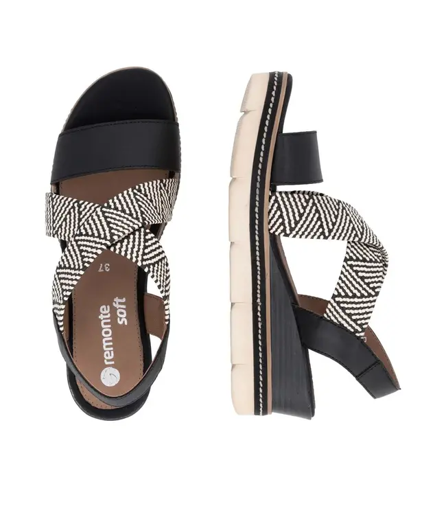 Remonte D2L54  Black / Cream