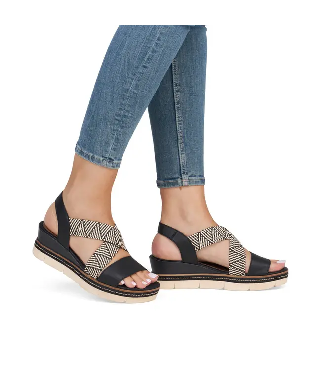 Remonte D2L54  Black / Cream