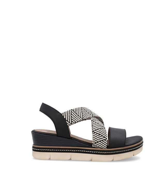 Remonte D2L54  Black / Cream