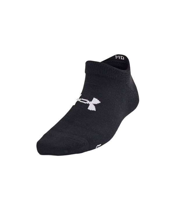 Under Armour  Essential 6-Pack No- Show Socks Black / halo Grey