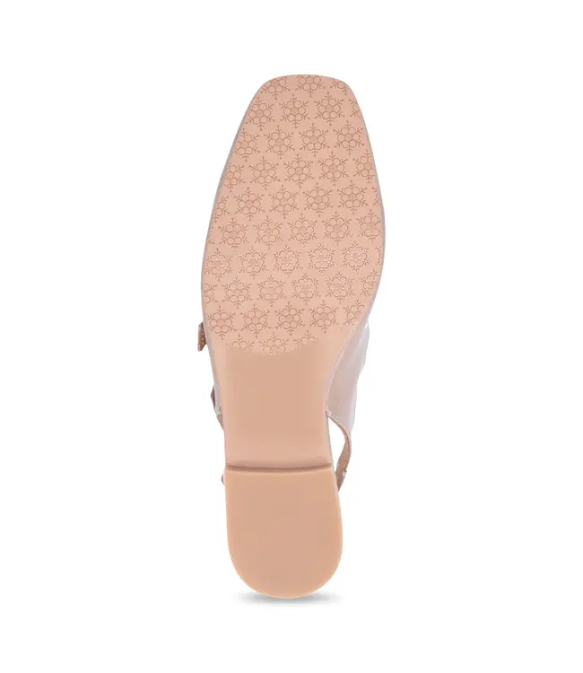 Bueno Estella Slingback Flat Taupe Verni