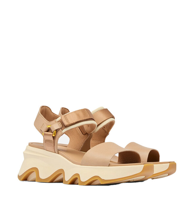 Sorel KINETIC™ Impact Sandales hautes compensées à bride en Y Beige