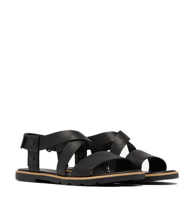 Sorel ELLA™ III CRISSCROSS Sandal Black / Black