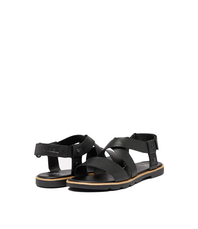 Sorel ELLA™ III CRISSCROSS Sandale Noir / Noir