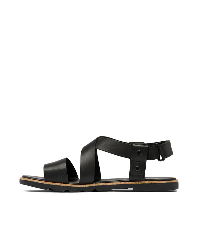 Sorel ELLA™ III CRISSCROSS Sandal Black / Black