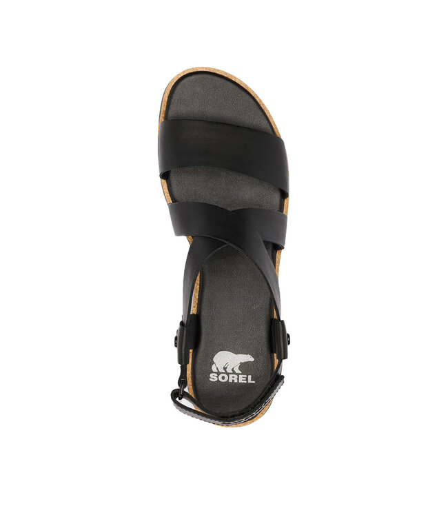 Sorel ELLA™ III CRISSCROSS Sandale Noir / Noir