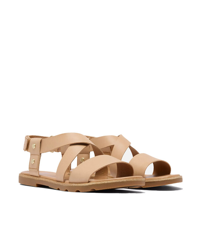 Sorel ELLA™ III CRISSCROSS Sandale Beige / Gum 2