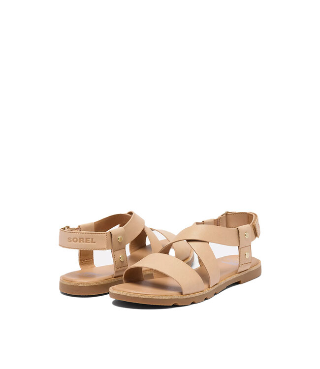 Sorel ELLA™ III CRISSCROSS Sandal Honest Beige / Gum 2