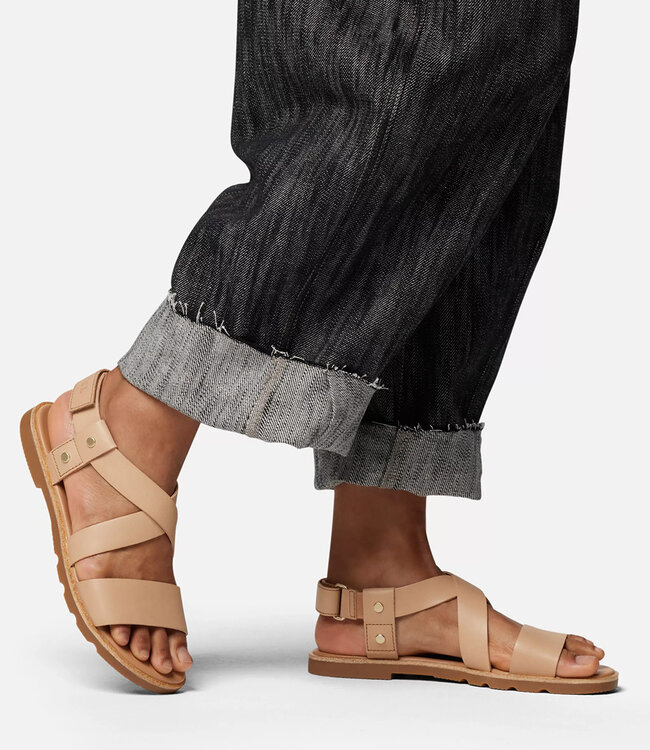 Sorel ELLA™ III CRISSCROSS Sandal Honest Beige / Gum 2