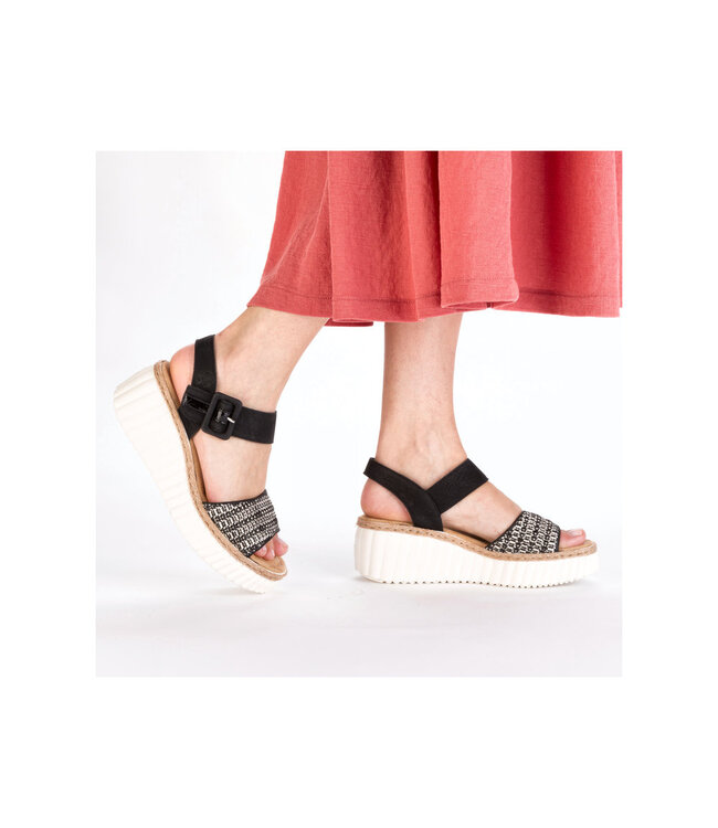 Rieker 69176 Black / White