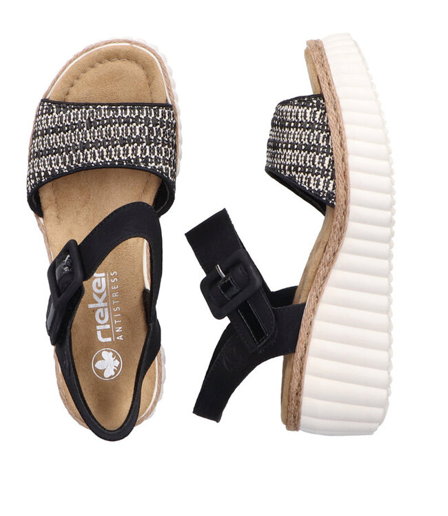 Rieker 69176 Noir / Blanc