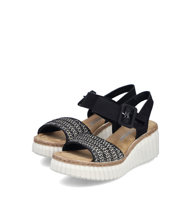 Rieker 69176 Black / White