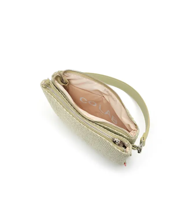 Co-lab Sandrine  Shoulder / Crossbody Vert Pâle