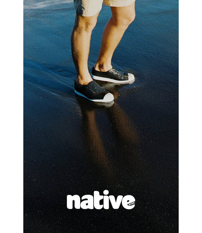 Native Men's  Jefferson Jiffy Black / Shell White